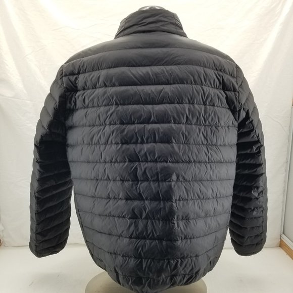 Saddlebred Down Puffer Jacket Mens Lightweight Black Packable Hiking sz XXL - Picture 6 of 12